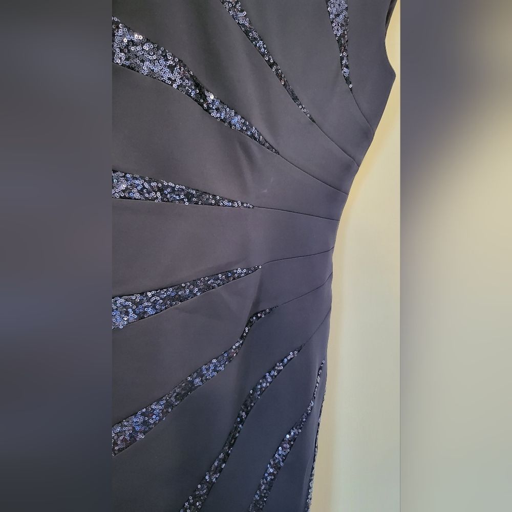 GUESS mini dress blue navy sequin size 6 NWT - Picture 2 of 9